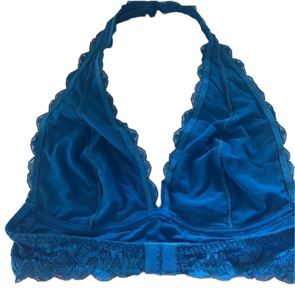 Free People lace halter bralette size small